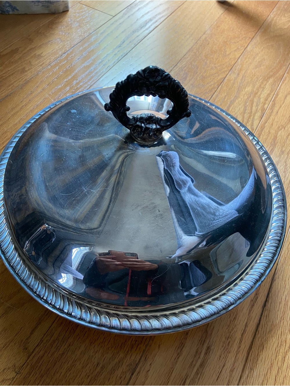 Vintage F.P. Rogers Silver-Plated Covered Serving Dish 1883 mark no Pyrex
